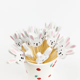 Maxbell 100x Fruit Picks Sandwiches Appetizers for Celebration Summer Party Easter Rabbit