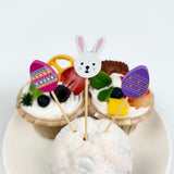 Maxbell 100x Fruit Picks Sandwiches Appetizers for Celebration Summer Party Easter Rabbit