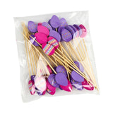 Maxbell 100x Fruit Picks Sandwiches Appetizers for Celebration Summer Party Easter Egg
