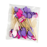 Maxbell 100x Fruit Picks Sandwiches Appetizers for Celebration Summer Party Easter Egg