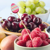 Maxbell 100x Fruit Picks Sandwiches Appetizers for Celebration Summer Party Easter Egg