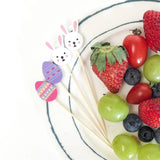 Maxbell 100x Fruit Picks Sandwiches Appetizers for Celebration Summer Party Easter Egg
