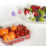 Maxbell 100x Fruit Picks Sandwiches Appetizers for Celebration Summer Party Easter Egg