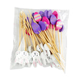 Maxbell 100x Fruit Picks Sandwiches Appetizers for Celebration Summer Party Easter Rabbit Egg