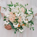 Maxbell 10x 3D Butterfly Decorations Feather Wall Decals for Bedroom Home Restaurant 12.5cm