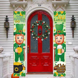 Maxbell Decorations Porch Sign Couplet Flag Photo Backdrop for Home Door Curtain