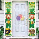Maxbell Decorations Porch Sign Couplet Flag Photo Backdrop for Home Door Curtain