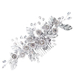 Maxbell hairs side Bridal Comb Decorative Handmade Hair Piece Sparkly for Women Girls