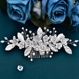 Maxbell hairs side Bridal Comb Decorative Handmade Hair Piece Sparkly for Women Girls
