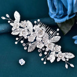 Maxbell hairs side Bridal Comb Decorative Handmade Hair Piece Sparkly for Women Girls