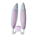 Maxbell Car Decoration Accessory Bunny Ears Set Nose Easy Installation Portable
