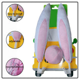 Maxbell Car Decoration Accessory Bunny Ears Set Nose Easy Installation Portable