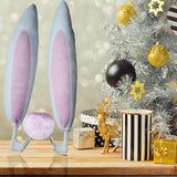 Maxbell Car Decoration Accessory Bunny Ears Set Nose Easy Installation Portable