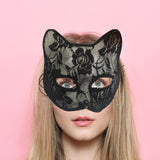 Maxbell Mardi Gras Masquerade mask Eyemask Face Cover for Costume Girls Decor Black