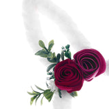 Maxbell Rabbit Ear Headband Headpiece Headwear Headdress for party Costume white