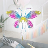 Maxbell Butterfly Fairy Balloon Prop Angel Children for Halloween Xmas Backdrop Multicolor