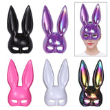 Maxbell Rabbit Ears Mask Women's Bunny Costume Masks Funny for Masquerade Theaters Black