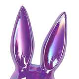 Maxbell Rabbit Ears Mask Women's Bunny Costume Masks Funny for Masquerade Theaters Violet