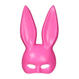 Maxbell Rabbit Ears Mask Women's Bunny Costume Masks Funny for Masquerade Theaters Pink