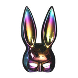 Maxbell Rabbit Ears Mask Women's Bunny Costume Masks Funny for Masquerade Theaters Colorful