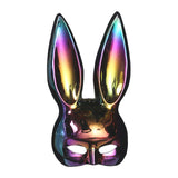 Maxbell Rabbit Ears Mask Women's Bunny Costume Masks Funny for Masquerade Theaters Colorful