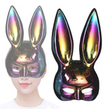 Maxbell Rabbit Ears Mask Women's Bunny Costume Masks Funny for Masquerade Theaters Colorful