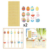 Maxbell 24 Pieces Decorative Straws Party Decoration for Holiday Birthday Wedding