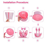 Maxbell Easter Rabbit Ears Cosplay Headwear for Celebration Easter Party Favor Pink