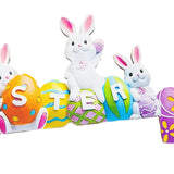 Maxbell Door Frame Door Decoration Sign Easter Sign for Door Photo Props Spring 22cmx14.5cm