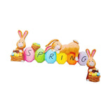 Maxbell Door Frame Door Decoration Sign Easter Sign for Door Photo Props Spring 22cmx11.8cm