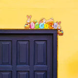 Maxbell Door Frame Door Decoration Sign Easter Sign for Door Photo Props Spring 22cmx11.8cm