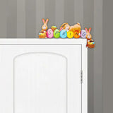 Maxbell Door Frame Door Decoration Sign Easter Sign for Door Photo Props Spring 22cmx11.8cm