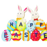 Maxbell Door Frame Door Decoration Sign Easter Sign for Door Photo Props Spring 22cmx13.2cm