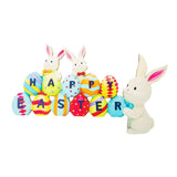 Maxbell Door Frame Door Decoration Sign Easter Sign for Door Photo Props Spring 22cmx13.2cm
