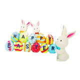 Maxbell Door Frame Door Decoration Sign Easter Sign for Door Photo Props Spring 22cmx13.2cm