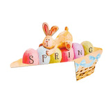 Maxbell Door Frame Door Decoration Sign Easter Sign for Door Photo Props Spring 22cmx14.9cm