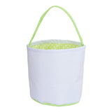 Maxbell Spring Easter Eggs Hunting Bags Treats Gift Bags for Holiday Shopping Daily Green