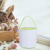 Maxbell Spring Easter Eggs Hunting Bags Treats Gift Bags for Holiday Shopping Daily Green