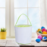 Maxbell Spring Easter Eggs Hunting Bags Treats Gift Bags for Holiday Shopping Daily Green