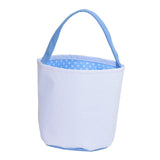 Maxbell Spring Easter Eggs Hunting Bags Treats Gift Bags for Holiday Shopping Daily Blue