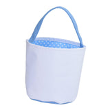 Maxbell Spring Easter Eggs Hunting Bags Treats Gift Bags for Holiday Shopping Daily Blue