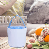 Maxbell Spring Easter Eggs Hunting Bags Treats Gift Bags for Holiday Shopping Daily Blue