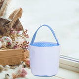 Maxbell Spring Easter Eggs Hunting Bags Treats Gift Bags for Holiday Shopping Daily Blue