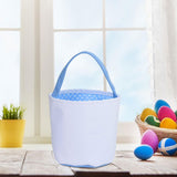 Maxbell Spring Easter Eggs Hunting Bags Treats Gift Bags for Holiday Shopping Daily Blue