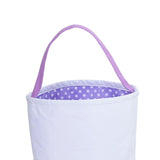 Maxbell Spring Easter Eggs Hunting Bags Treats Gift Bags for Holiday Shopping Daily Violet