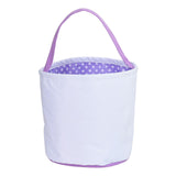 Maxbell Spring Easter Eggs Hunting Bags Treats Gift Bags for Holiday Shopping Daily Violet