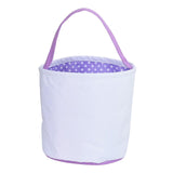 Maxbell Spring Easter Eggs Hunting Bags Treats Gift Bags for Holiday Shopping Daily Violet