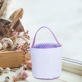 Maxbell Spring Easter Eggs Hunting Bags Treats Gift Bags for Holiday Shopping Daily Violet