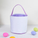 Maxbell Spring Easter Eggs Hunting Bags Treats Gift Bags for Holiday Shopping Daily Violet