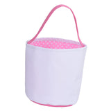 Maxbell Spring Easter Eggs Hunting Bags Treats Gift Bags for Holiday Shopping Daily Pink
